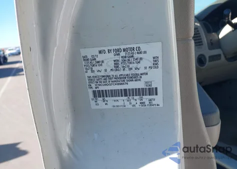 2012 Ford Escape Xlt z USA, uszkodzony, nr VIN 1FMCU9DG7CKB98576